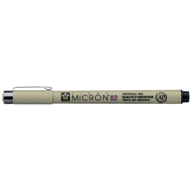 Fineliner Sakura pigma micron zwart 0.3mm