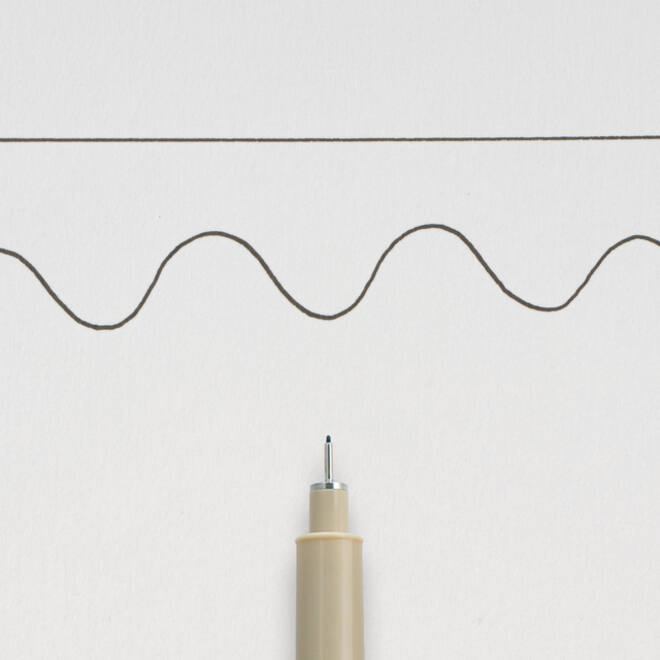 Fineliner Sakura pigma micron zwart 0.3mm
