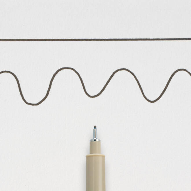 Fineliner Sakura pigma micron zwart 0.5mm