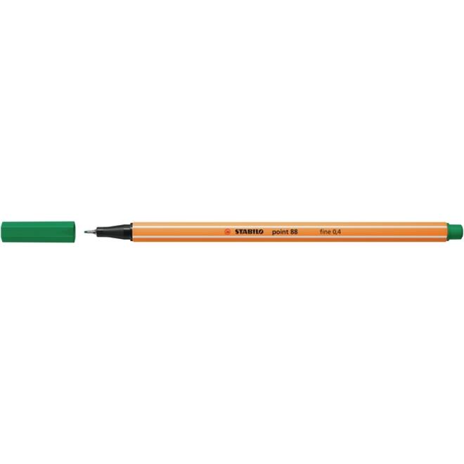 Fineliner STABILO point 88/36 fijn smaragdgroen
