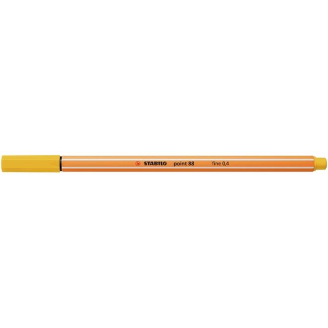 Fineliner STABILO point 88/44 fijn geel