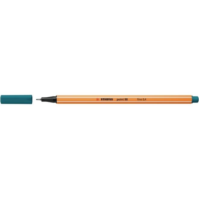 Fineliner STABILO point 88/51 fijn turquoiseblauw