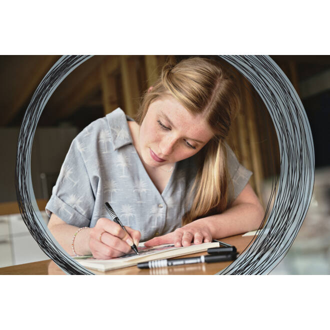 Fineliner STABILO Sensor 189/46 fijn zwart