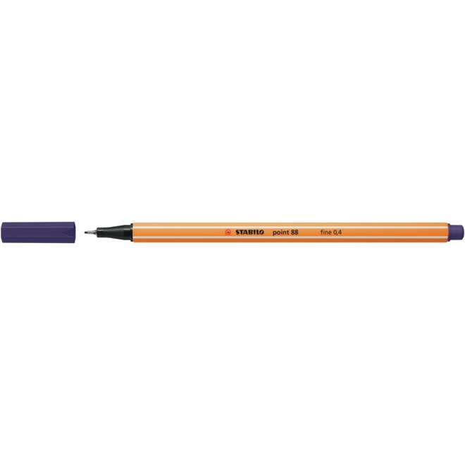 Fineliner STABILO point 88/22 fijn Pruisisch blauw