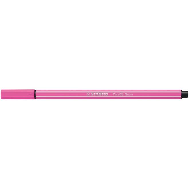 Viltstift STABILO Pen 68/056 medium neon roze