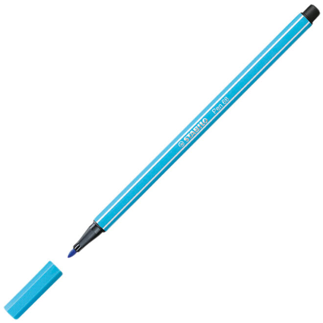 Viltstift STABILO Pen 68/50 Arty medium assorti blik à 50 stuks