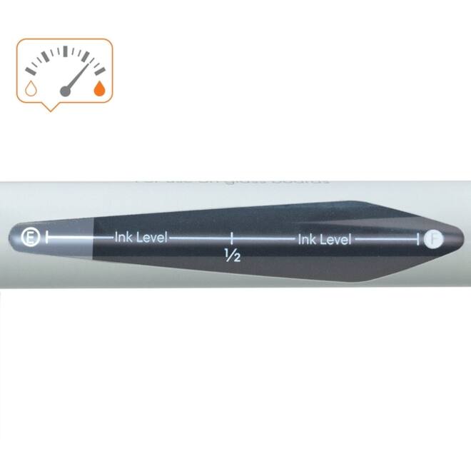 Viltstift Nobo whiteboard Liquid ink rond assorti 3mm 4st