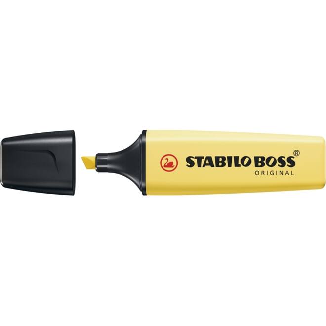 Markeerstift STABILO BOSS Original 70/144 pastel geel
