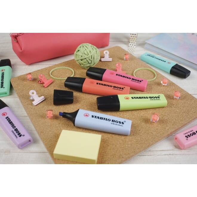 Markeerstift STABILO BOSS Original 70/144 pastel geel