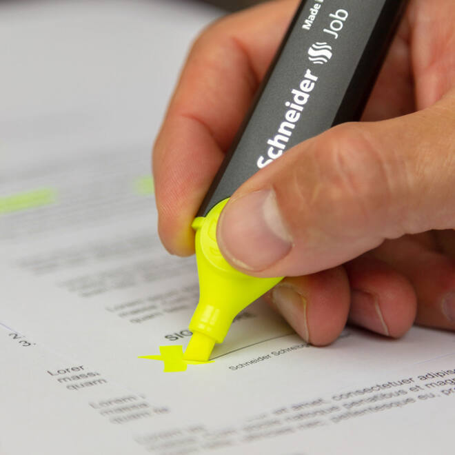Markeerstift Schneider Job 150 geel