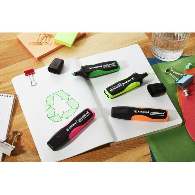 Markeerstift STABILO GREEN BOSS 6070/33 groen