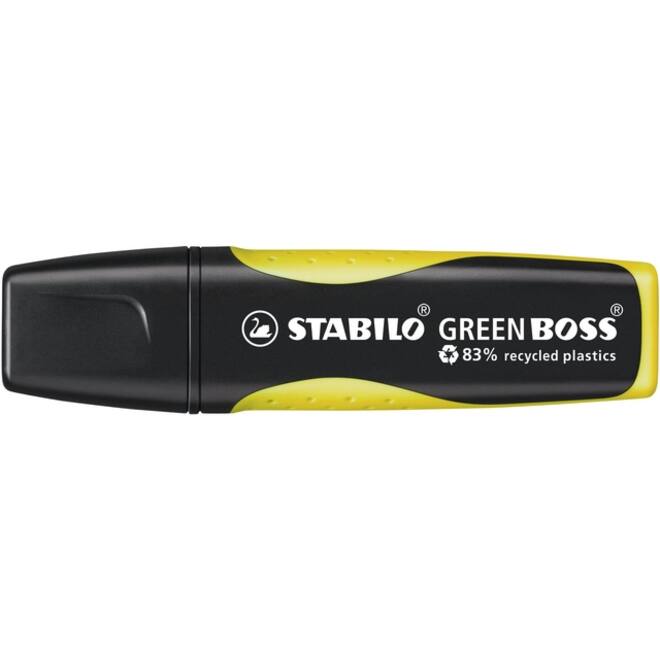 Markeerstift STABILO GREEN BOSS 6070/24 geel