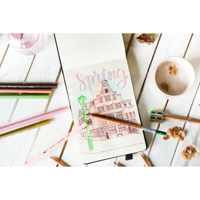 Kleurpotloden Bruynzeel 8835 Design aquarel 48stuks assorti