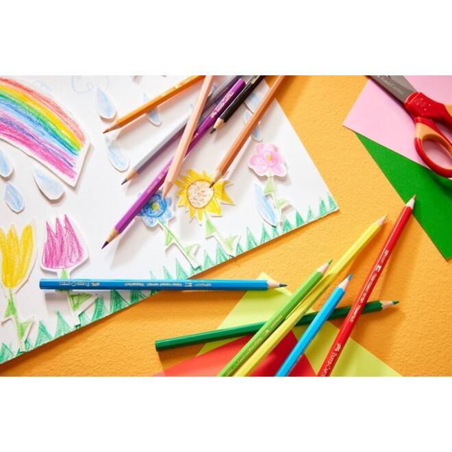 Kleurpotloden Faber-Castell assorti set à 24 stuks