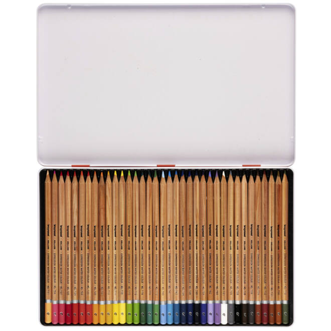 Kleurpotloden Bruynzeel aquarel Expression blik à 36 stuks assorti