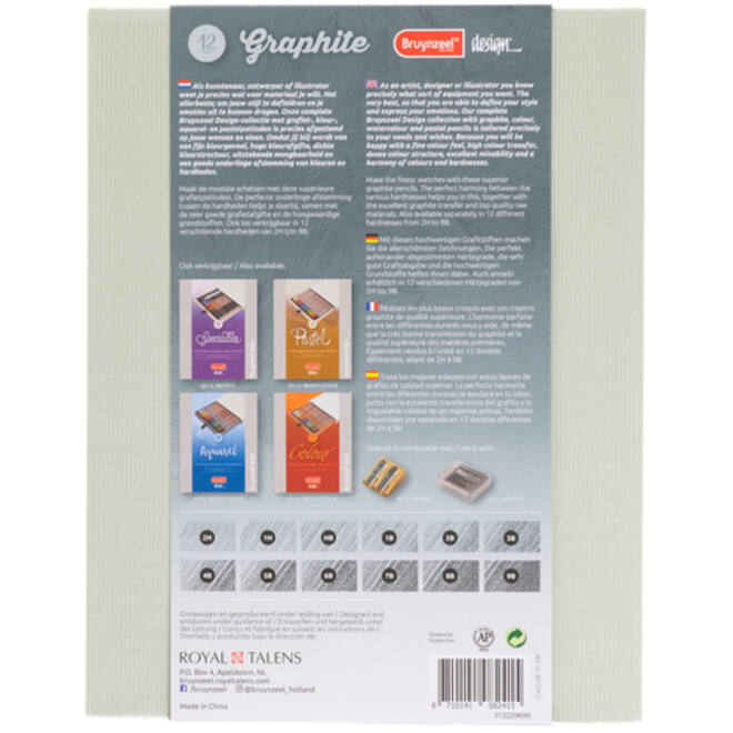 Potlood Bruynzeel Design 8815 12 hardheden