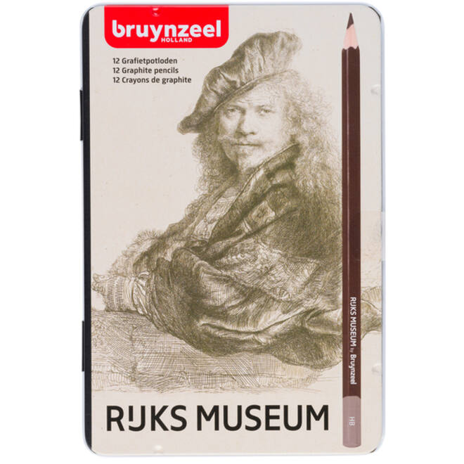 Potloden Bruynzeel Rembrandt diverse hardheden blik à 12 stuks