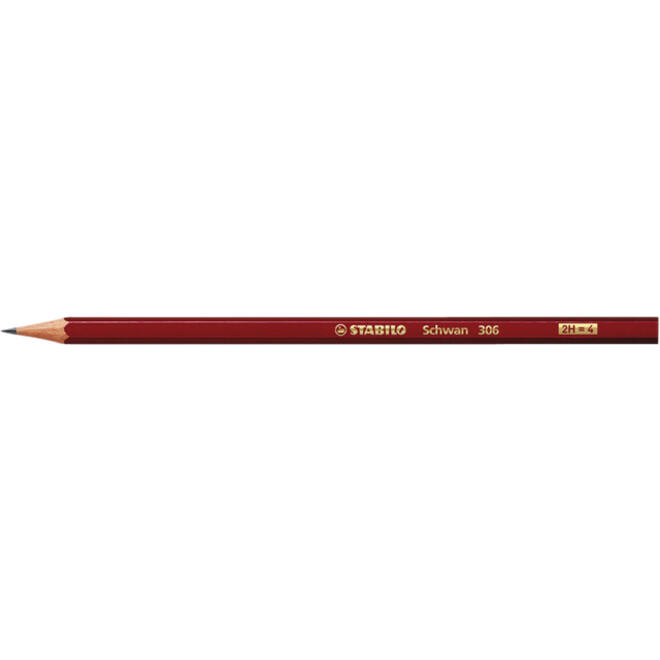 Potlood STABILO Schwan grafiet 306 2H