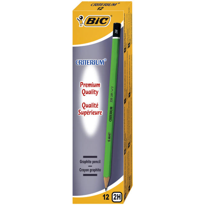 Potlood Bic Criterium 550 zeshoekig 2H