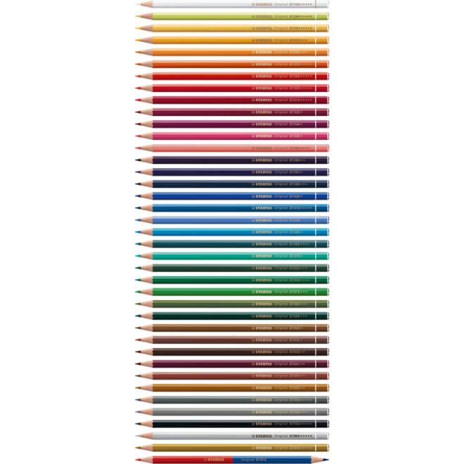 Kleurpotloden STABILO 8778 Original Arty assorti blik à 38 stuks
