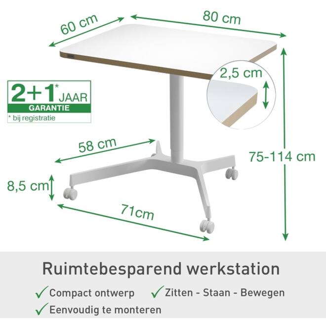 Zit-Sta bureau Leitz Ergo compact