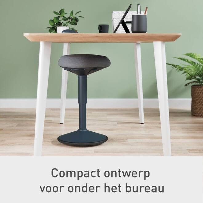Actieve zitkruk Leitz Ergo met comfortzitting