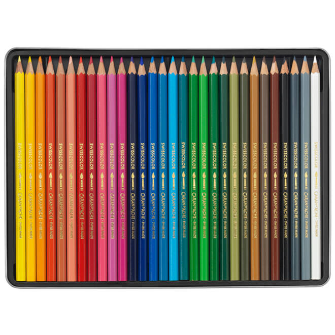 Kleurpotloden Caran d'Ache Swisscolor aquarel 30stuks ass.