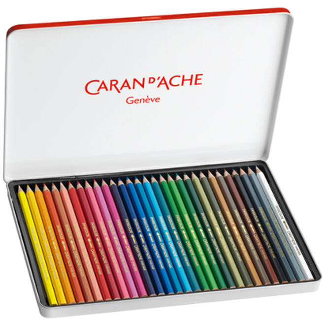 Kleurpotloden Caran d'Ache Swisscolor aquarel 30stuks ass.