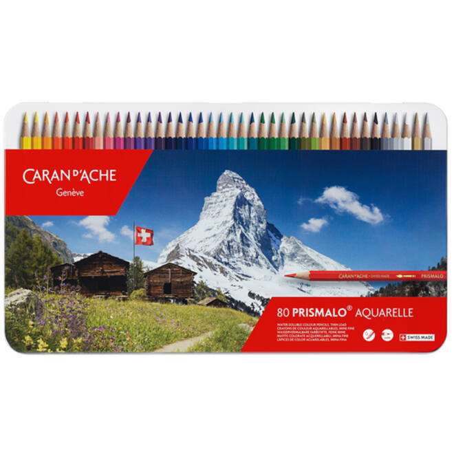 Kleurpotloden Caran d'Ache Prismalo 80stuks assorti