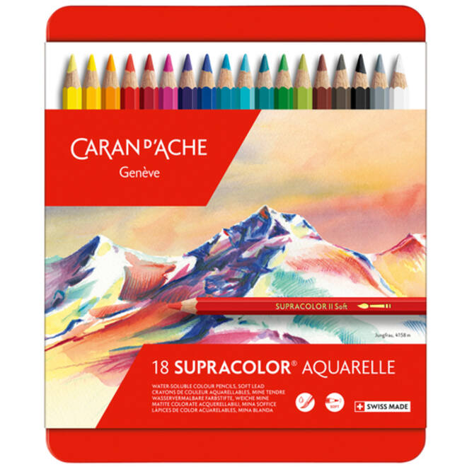 Kleurpotloden Caran d'Ache Supracolor 18stuks assorti