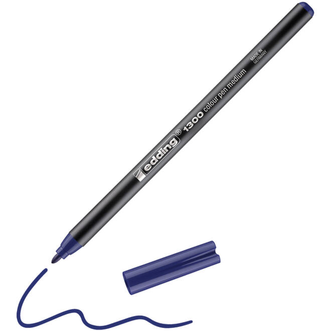 Fineliner edding 1300 medium blauw