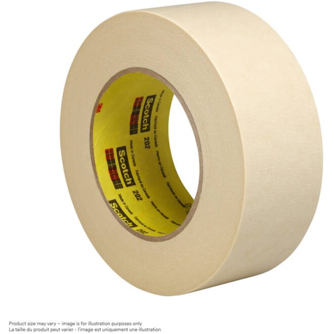 Afplaktape Scotch 202 25mmx50m crêpe beige