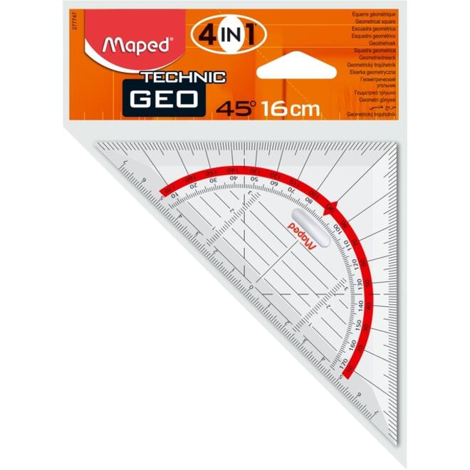 Geodriehoek Maped Geometric 16cm