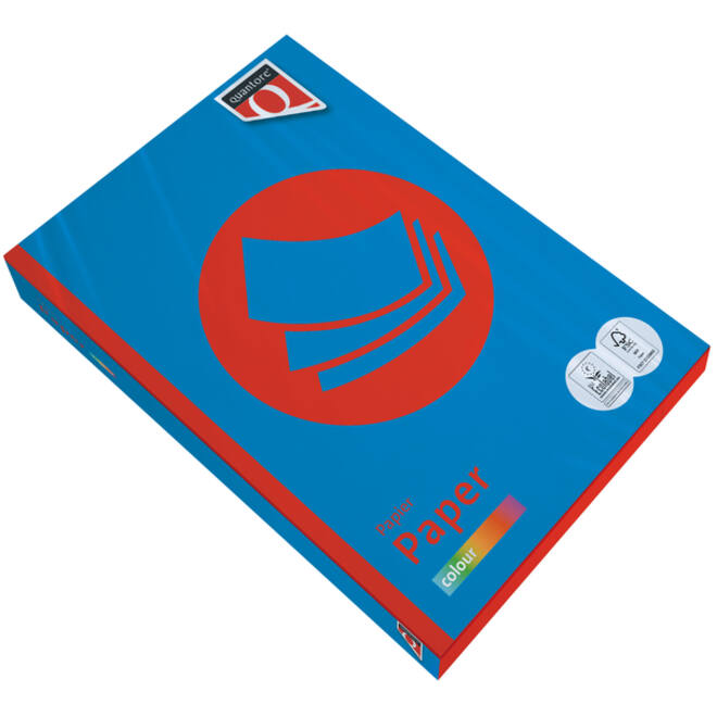 Kopieerpapier Quantore Colour A4 160gr diepblauw 250 vel