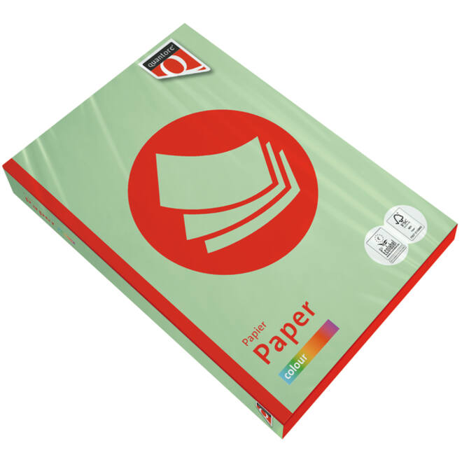 Kopieerpapier Quantore Colour A4 160gr appelgroen 250 vel