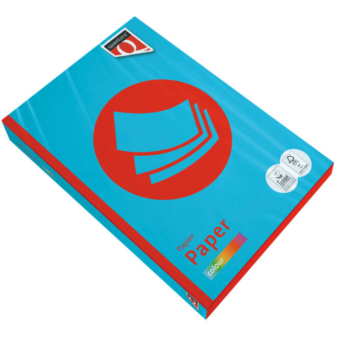 Kopieerpapier Quantore Colour A4 160gr azuurblauw 250 vel