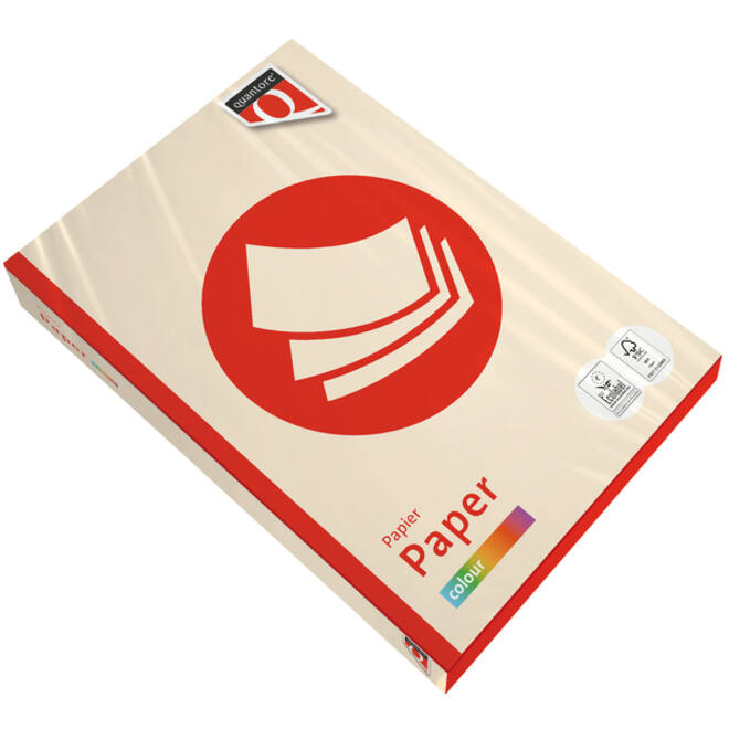 Kopieerpapier Quantore Colour A4 160gr creme 250 vel