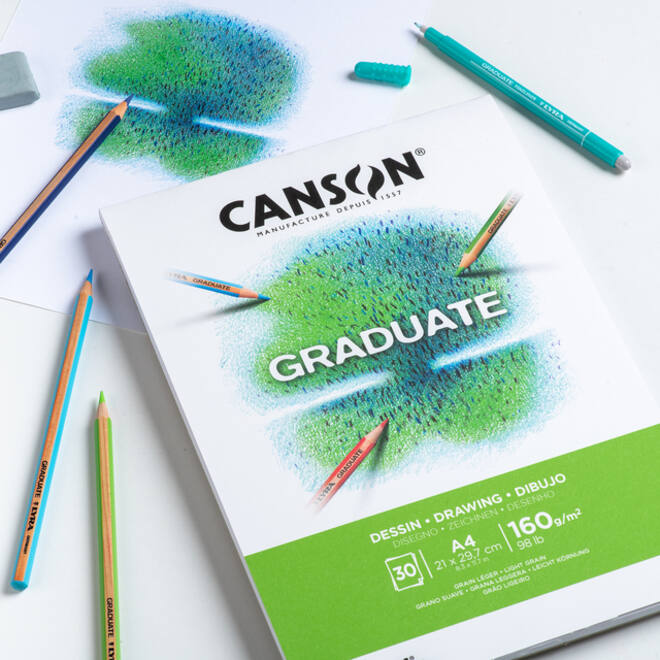 Tekenblok Canson Graduate Dessin A4 160gr 30vel