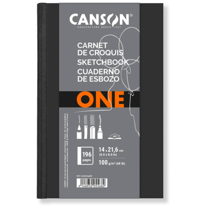 Tekenboek Canson Art Dummy 140x216mm 100gr 100vel