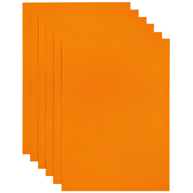 Kopieerpapier Papicolor A4 200gr 6vel oranje