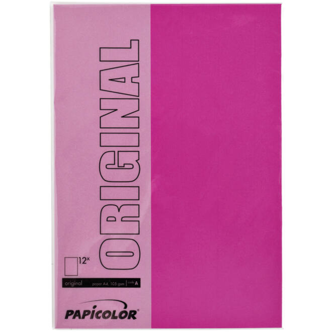 Kopieerpapier Papicolor A4 100gr 12vel felroze