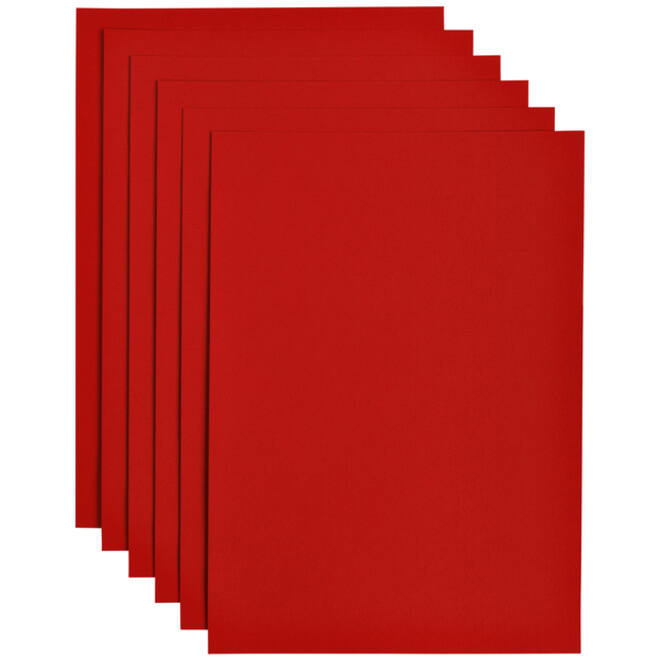 Kopieerpapier Papicolor A4 100gr 12vel rood