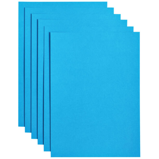 Kopieerpapier Papicolor A4 200gr 6vel hemelsblauw