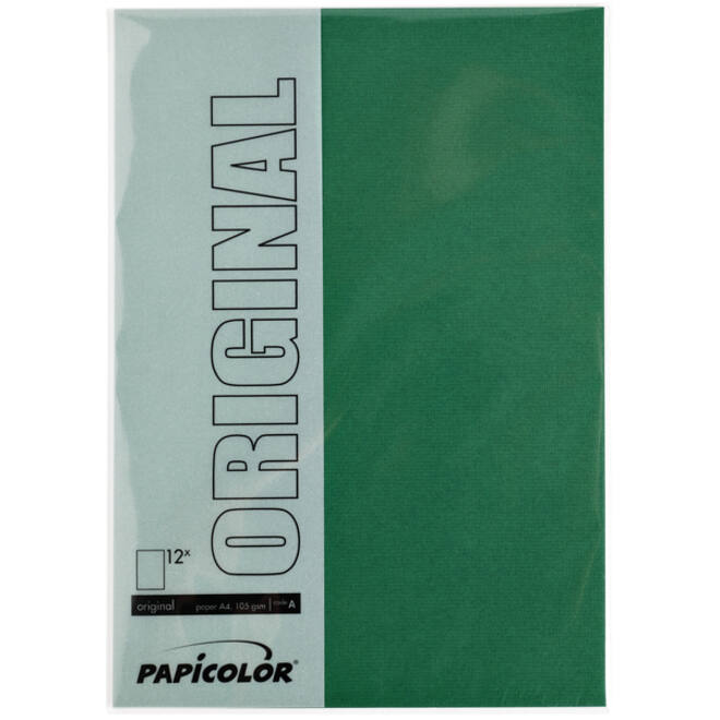 Kopieerpapier Papicolor A4 100gr 12vel dennengroen