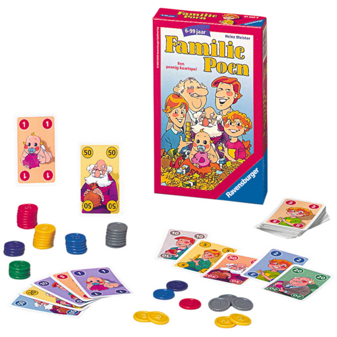 Pocketspel Familie Poen