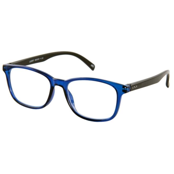 Leesbril I Need You +2.00 dpt Lucky blauw-zwart