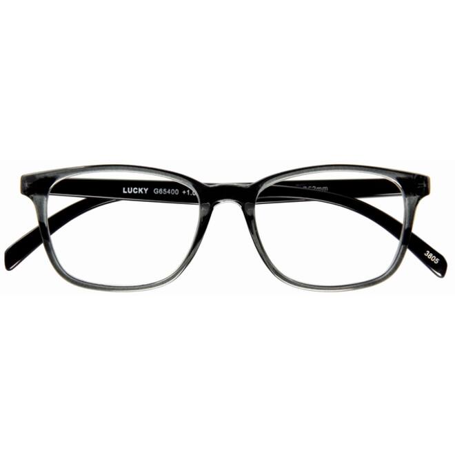 Leesbril I Need You +2.50 dpt Lucky grijs-zwart