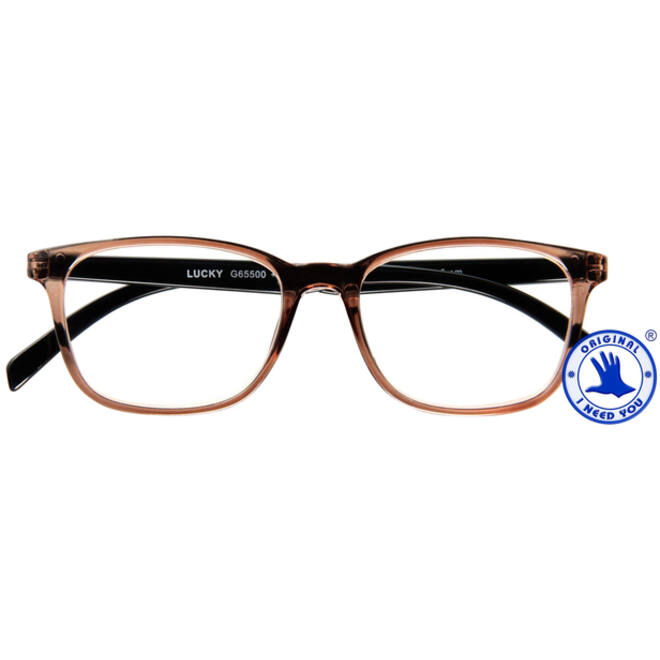 Leesbril I Need You +2.50 dpt Lucky bruin-zwart