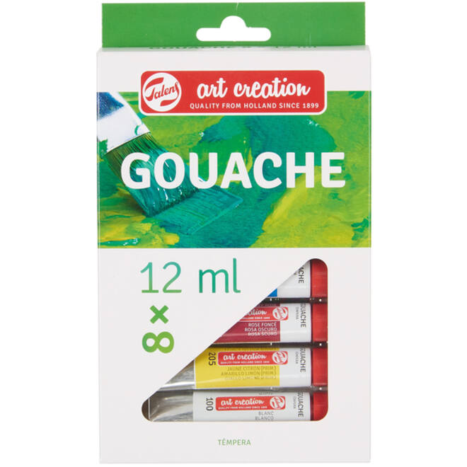 Gouache Talens Art Creation 8 kleuren