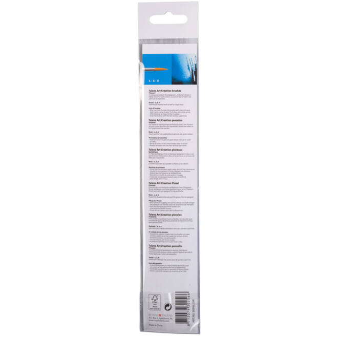 Penseel Talens Art Creation filament rond assorti set à 3 stuks
